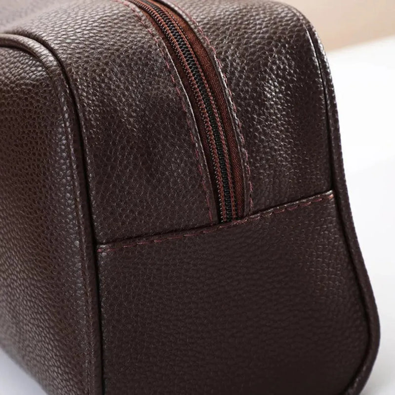 Bolsa Necessaire Masculina de Couro